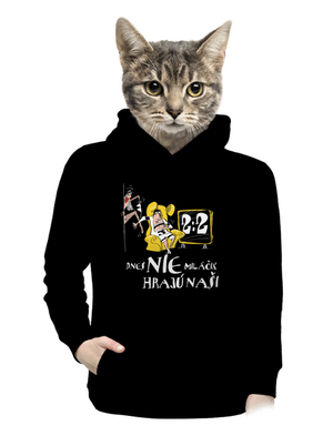 Hrajú naši dámska mikina klokanka Black