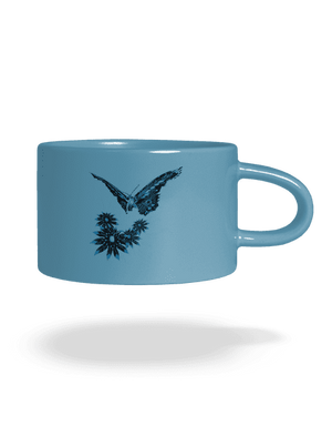 Fake Nature hrnček makronka Blue Macaron