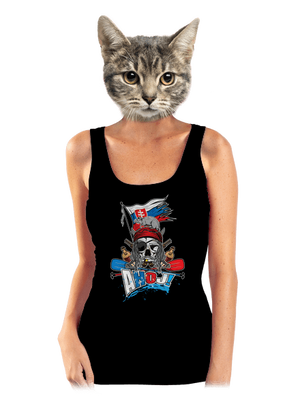 Ahoj dámske tielko klasické Black