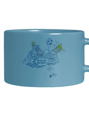 Out hrnček makronka Blue Macaron