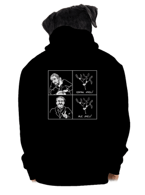 Cimrman: Copak jmelí pánska mikina na zips Black