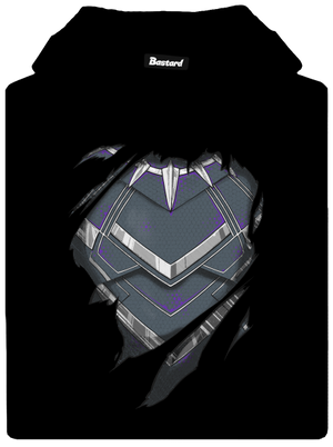 Panther inside pánska mikina klokanka Black