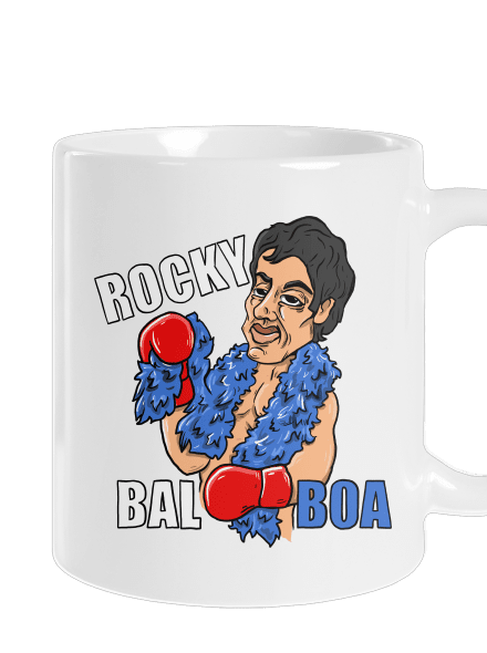 Rocky Bal boa klasický hrnček White
