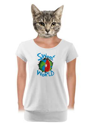 dámske tričko s lemom