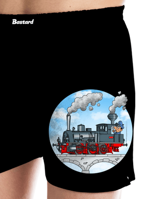 Dym z komína pánske trenky Black