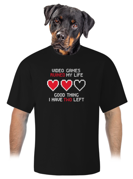 Video games unisex tričko oversized Black