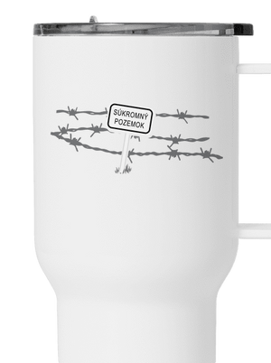 Súkromný pozemok termohrnček White