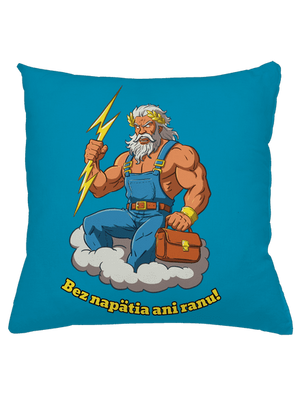 Bez napätia ani ranu vankúš Blue Turquoise