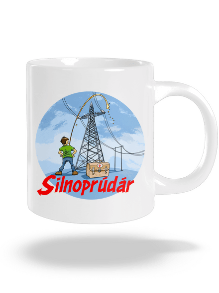 Silnoprúdár veľký hrnček White
