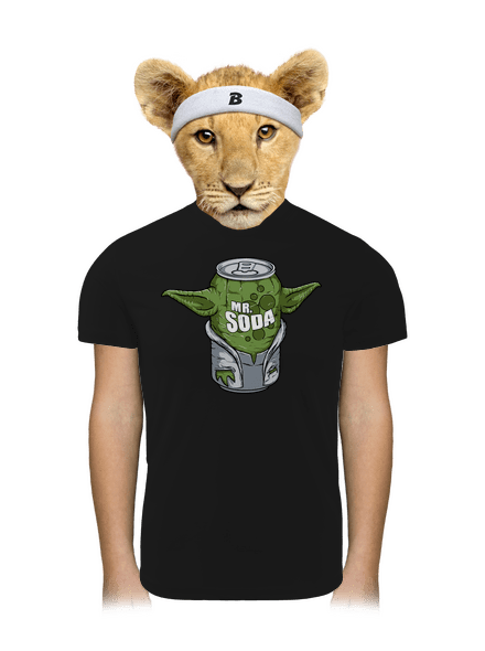 Mr. Sóda detské športové tričko Black