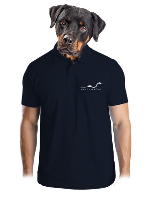 Nájdi mačku pánska polokošeľa Navy Mal