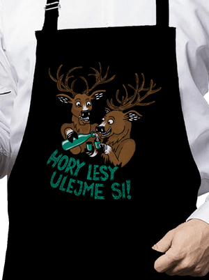 Hory lesy ulejme si zástera Black