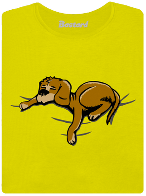 Spiaci pes dámske tričko prémium Lemon