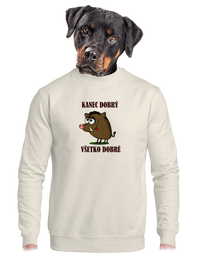 unisex mikina bez kapucne