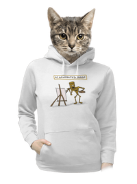 dámska mikina klokanka