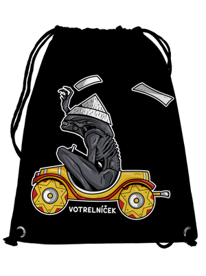 Votrelníček vak Black