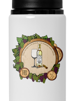 Vínny horoskop: Panna flaša na vodu White