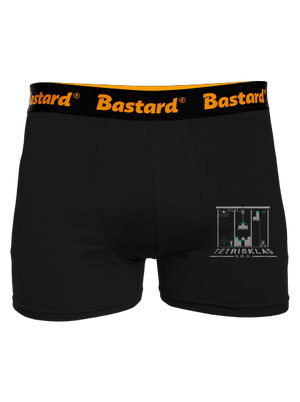 Tetrisklad boxerky Black