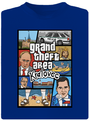 Královec pánske športové tričko Royal Blue Mal