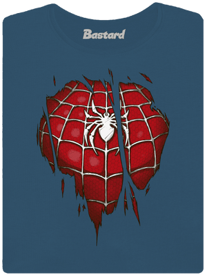 Spider Inside dámske tričko prémium Petrol Blue