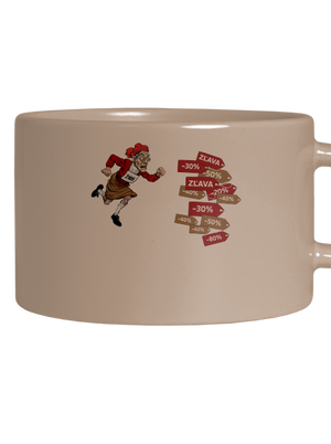 Zľavy! hrnček makronka Brown Macaron