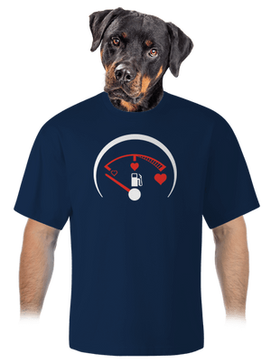 Plnú prosím unisex tričko oversized Midnight Blue