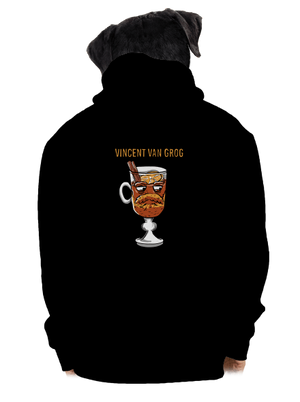 Vincent van Grog pánska mikina na zips Black