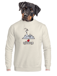 unisex mikina bez kapucne