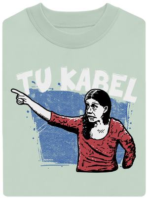 Tukabel unisex mikina bez kapucne Blush Mint