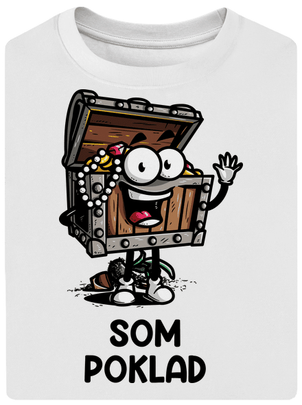 Som poklad unisex tričko oversized White