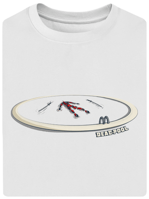 Dead in pool unisex tričko oversized White