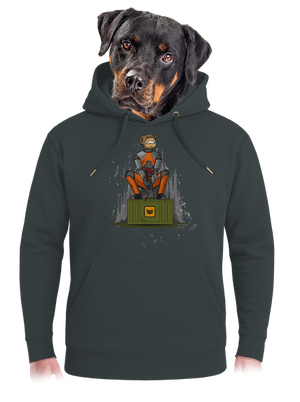 Ape-Life unisex mikina premium Charcoal