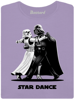 Star dance dámske tričko s lemom Lavender