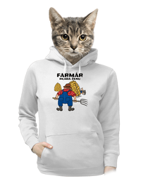 dámska mikina klokanka