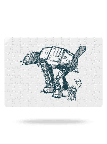 AT-AT puzzle White