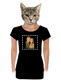 dámske tričko s lemom