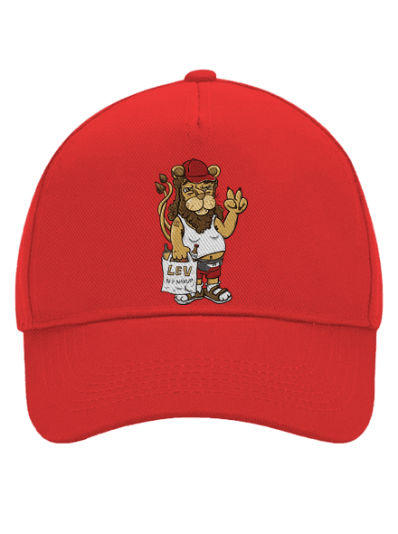 Lvíček šiltovka baseballka Classic Red