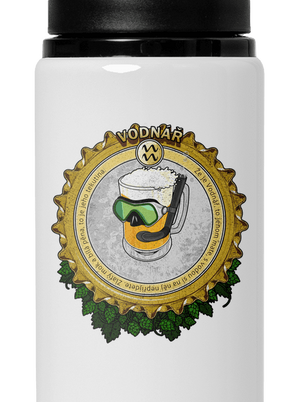 Pivný horoskop: Vodnár flaša na vodu White