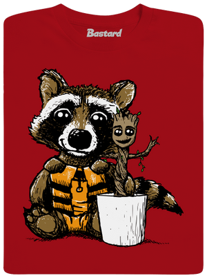 Strážcovia galaxie pánske dlhý rukáv Red