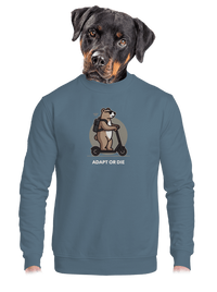 unisex mikina bez kapucne