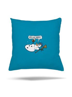 Niečo na zahriatie vankúš Blue Turquoise