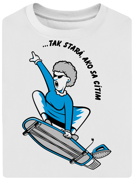 Starý, ako sa cítim unisex tričko oversized White