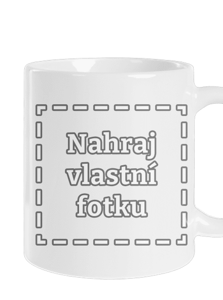 Vlastná potlač klasický hrnček White