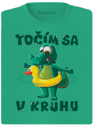 Točím sa v kruhu dámske športové tričko Mint Mal