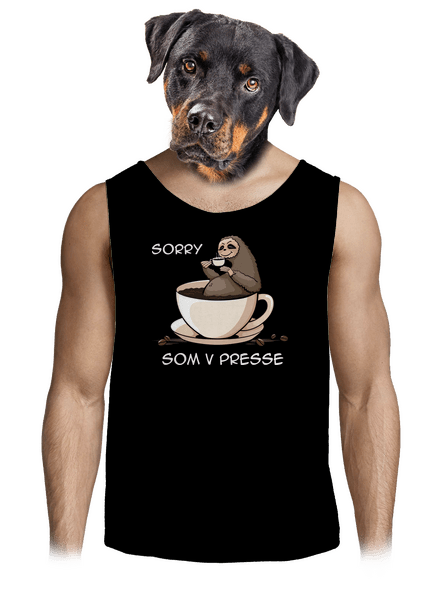 V presse pánske tielko Black