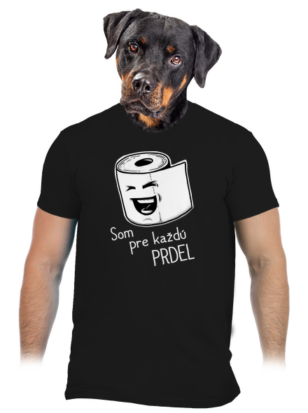 Prdel pánske tričko Black