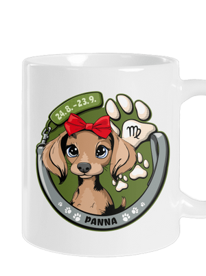 Psí horoskop: Panna klasický hrnček White