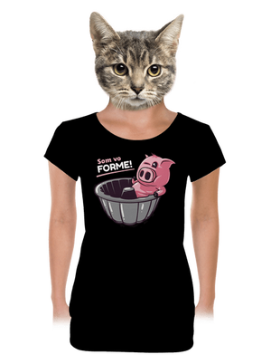dámske tričko s lemom