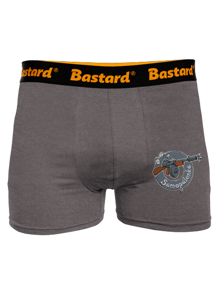 Samopálenka boxerky Gray Melange
