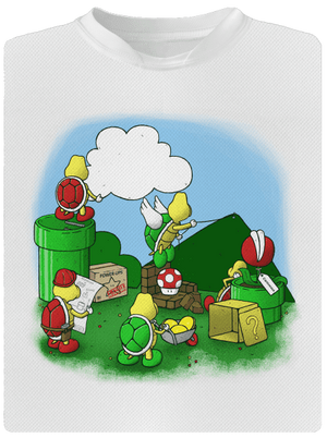 Ako sa stavia nový level? pánske športové tričko White